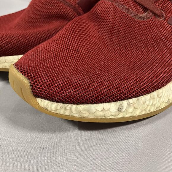 Adidas NMD R2 Shoes Mens Size 11 Maroon Red Boost Knit Sneakers Gum Sole‎ CQ2402 main image 14